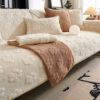 Paw Print Cute Plush Thick Sofa Decoration Non-sli