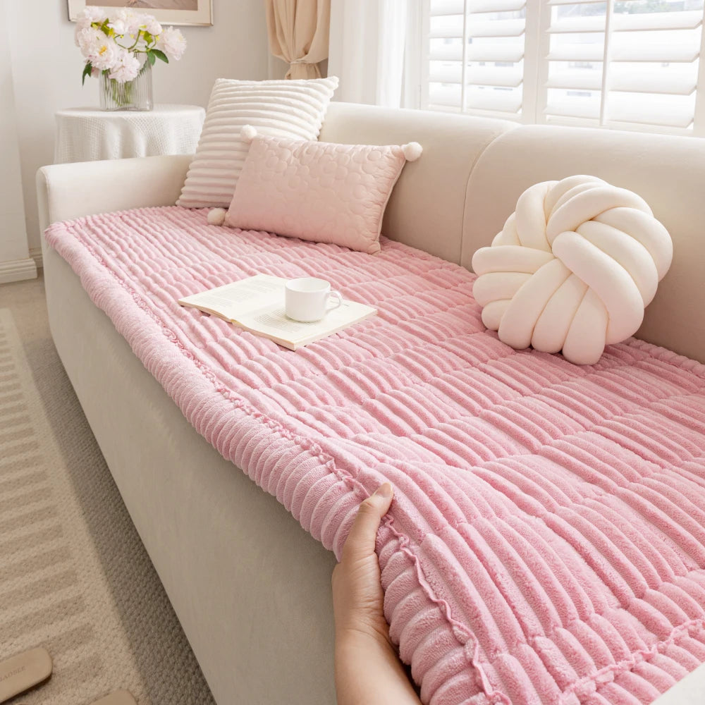 Lazy Soft Flannel Breathable Pet Mat Non-slip Couc
