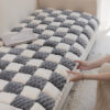Plush Handmade Color Block Dog Mat Soft Sofa Prote