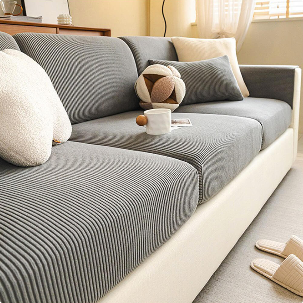 Vertical Stripe Corduroy Anti-Scratch Stretch Full