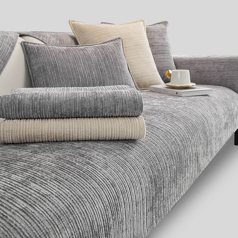 Simple Solid Color Chenille Scratch-resistant Prot