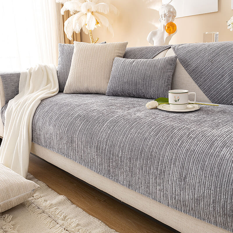 Simple Solid Color Chenille Scratch-resistant Prot