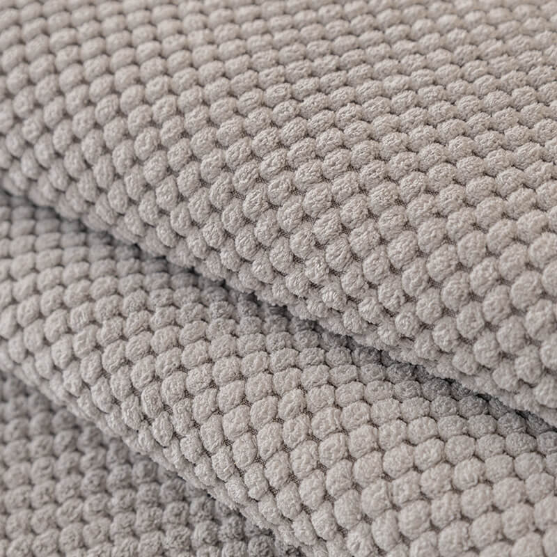 Simple Solid Colour Plush Furniture Protector Couc