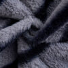 Striped Faux Rabbit Fur Sofa Protector Durable And