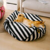 Trendy Striped Pattern Polygonal  Calming Bean Bag