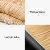 Thick Crystal Velvet Washable Human Pet Car Seat C