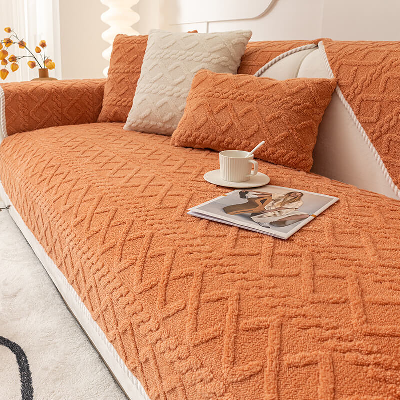 Thickened Soft Plush Sofa Protection Decoration Co