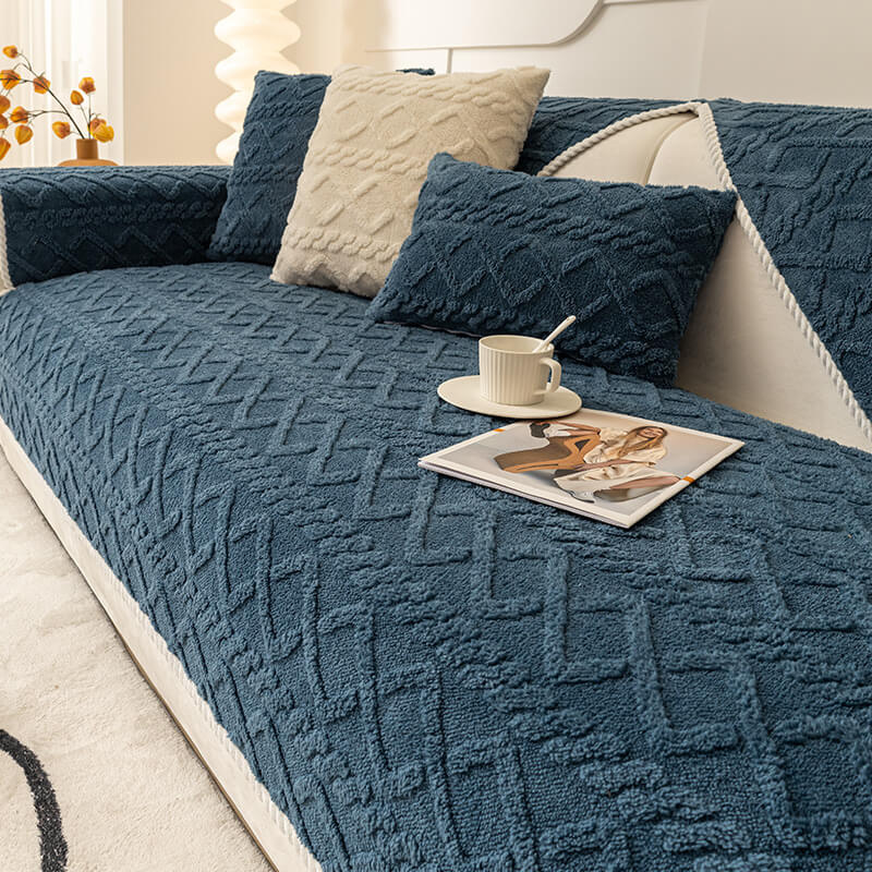 Thickened Soft Plush Sofa Protection Decoration Co