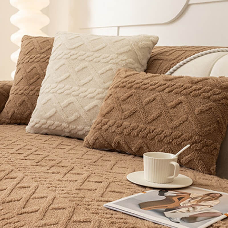 Thickened Soft Plush Sofa Protection Decoration Co