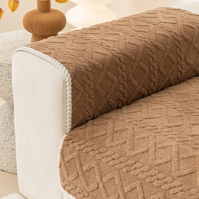 Thickened Soft Plush Sofa Protection Decoration Co