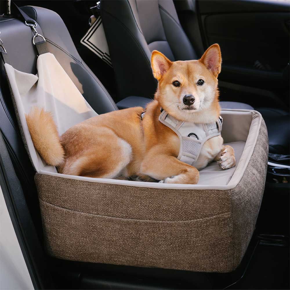 Travel Safety Seat Thickened Elevated Dog Car Seat