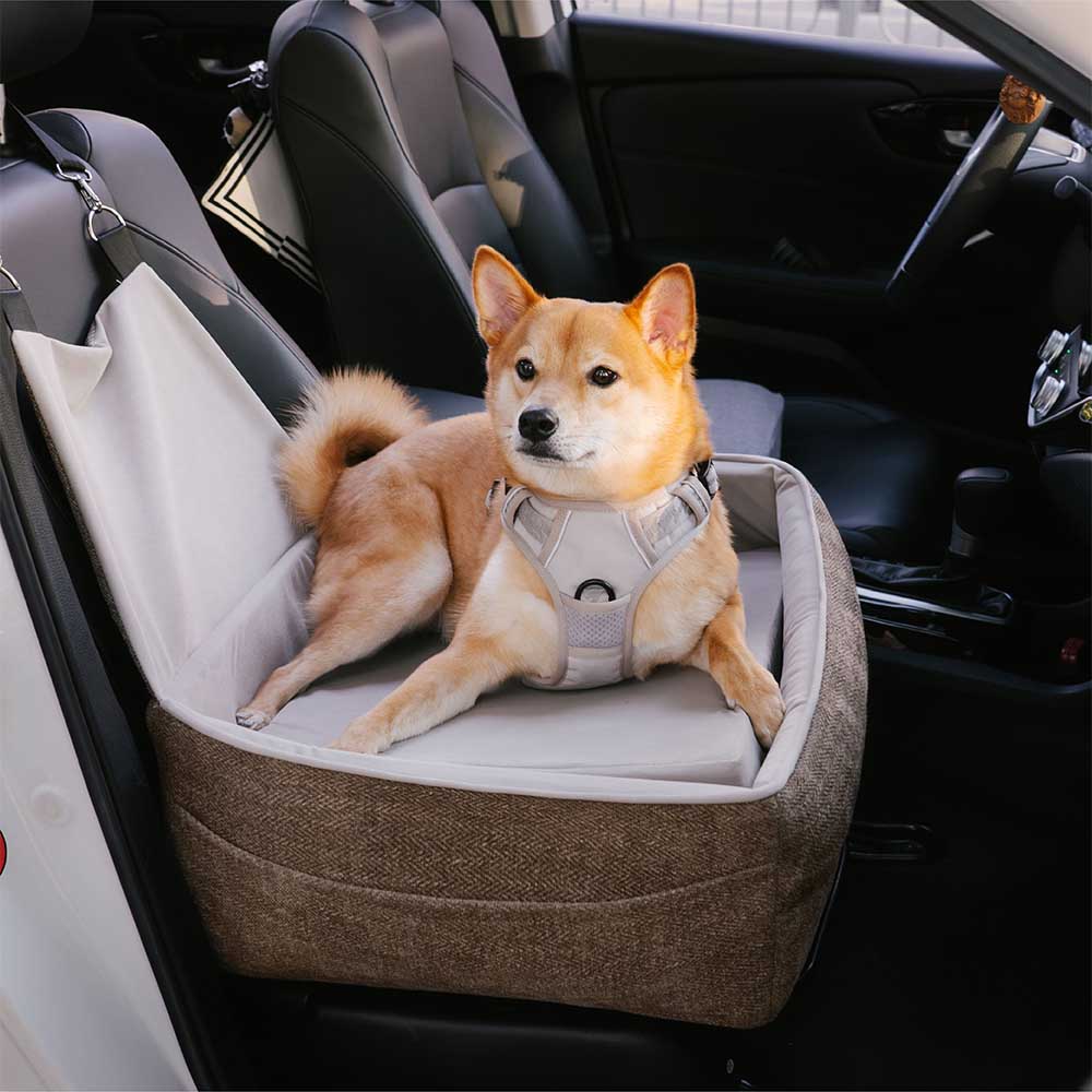 Travel Safety Seat Thickened Elevated Dog Car Seat