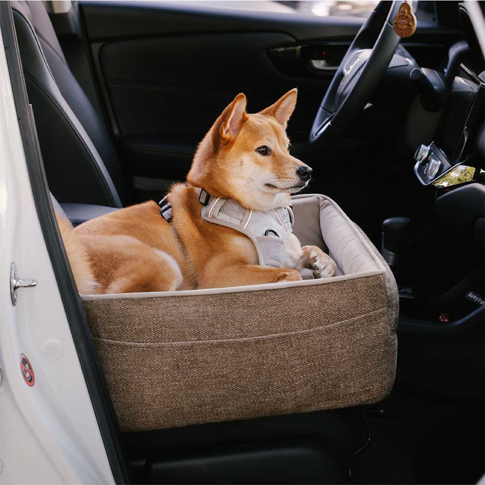 Travel Safety Seat Thickened Elevated Dog Car Seat