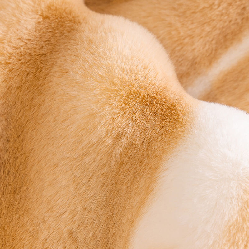 Trendy Beautiful Gradient Colour Stripe Plush Couc