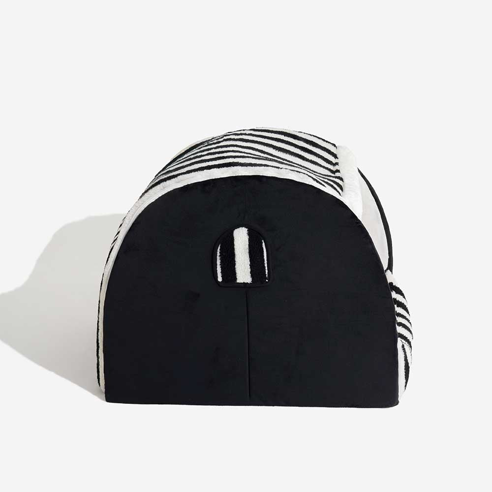 Trendy Striped House Orthopedic Dog Bed - Cozy Hid