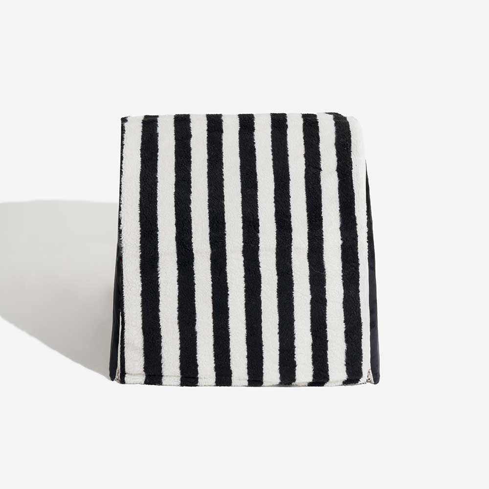 Trendy Striped House Orthopedic Dog Bed - Cozy Hid