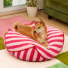 Trendy Striped Pattern Polygonal Calming Bean Bag