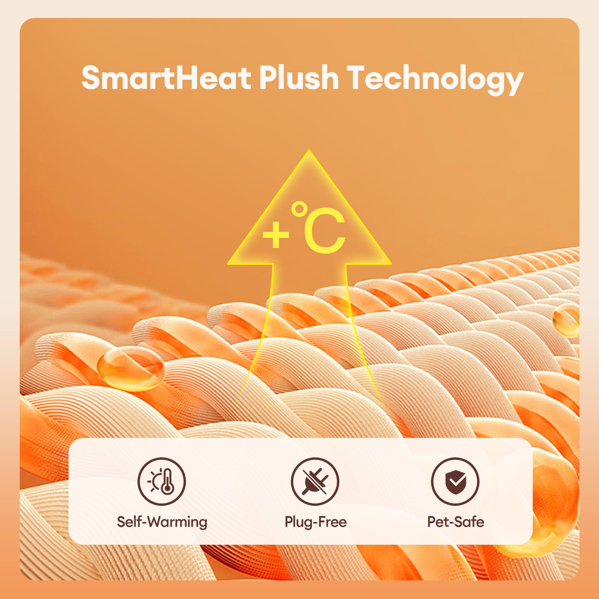 Soft Faux Rabbit Plush Thick Skin-Friendly Non-Sli