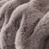 Ultra-Soft Faux Rabbit Fur Skin-Friendly Full Prot