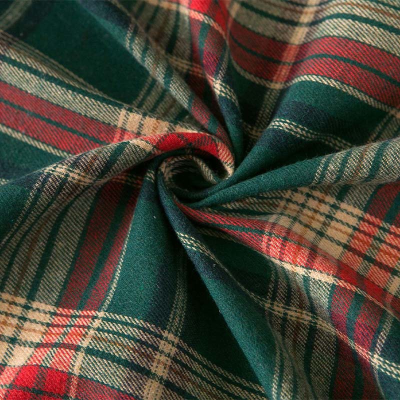 Vintage Christmas Style Plaid Blanket Full Wrap Co