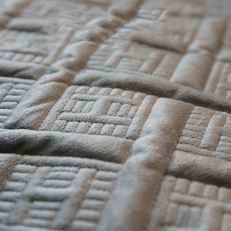 Vintage Dark Quilted Velvet Scratch-resistant Couc