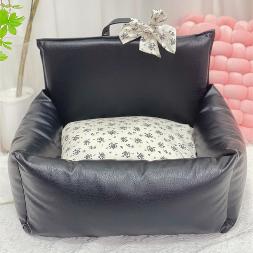Vintage Floral Faux Leather Waterproof Anti-Scratc