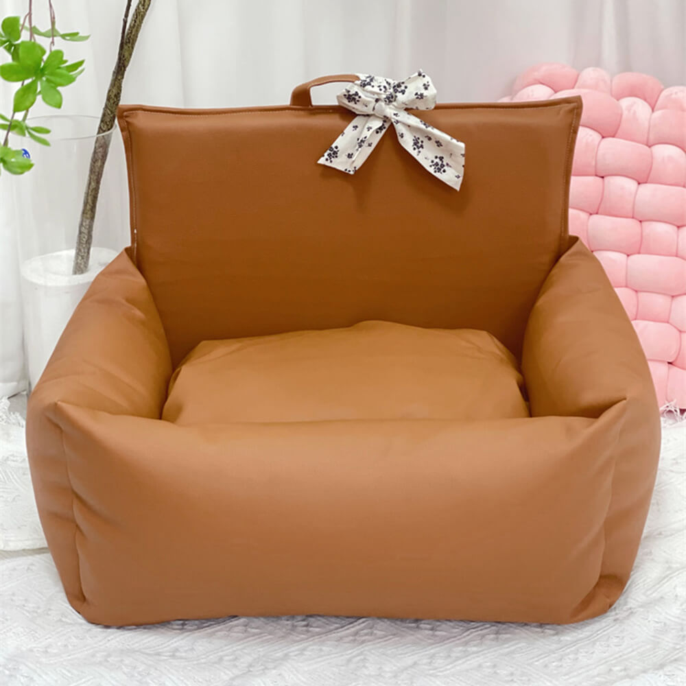 Vintage Floral Faux Leather Waterproof Anti-Scratc