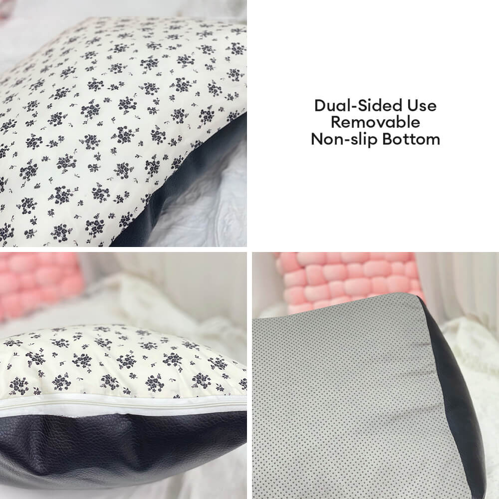 Vintage Floral Faux Leather Waterproof Anti-Scratc
