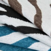 Wild Zebra Print Chenille Furniture Protector Couc
