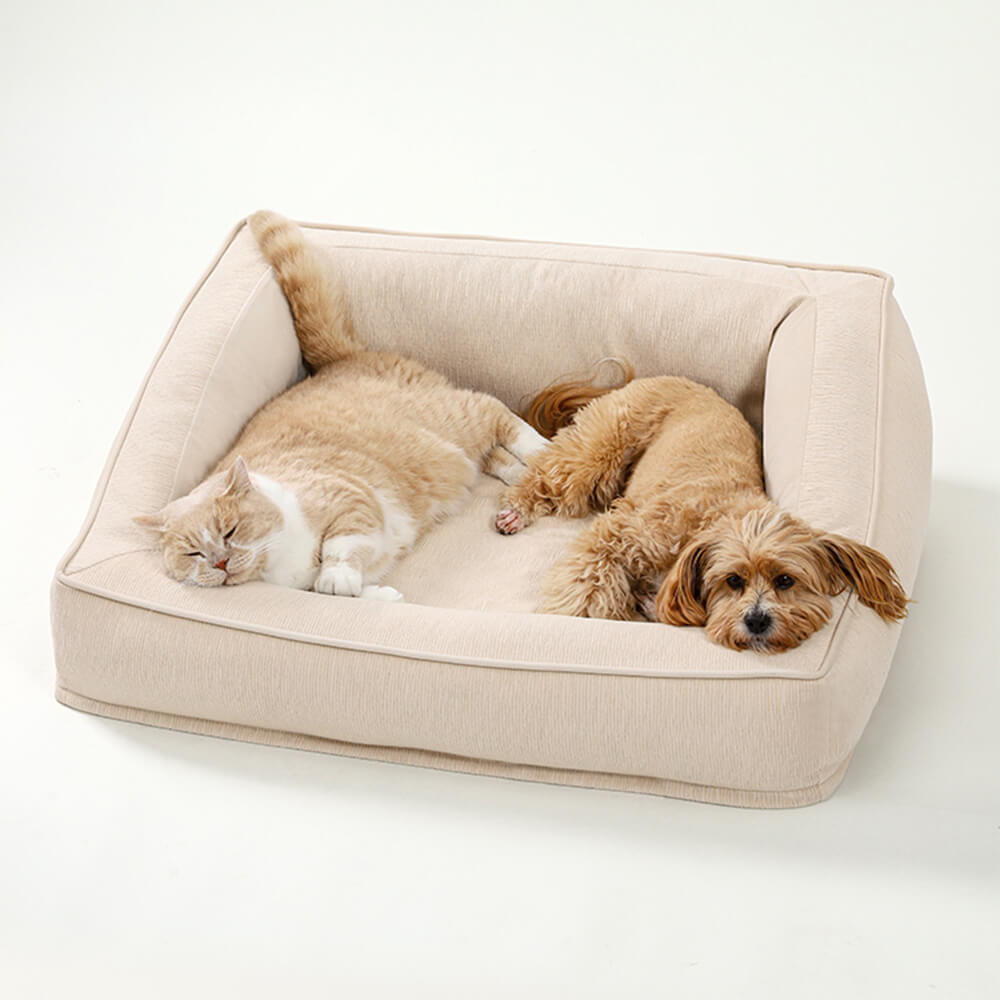 Comfort Orthopedic Support Dog Sofa Bed with Pillo