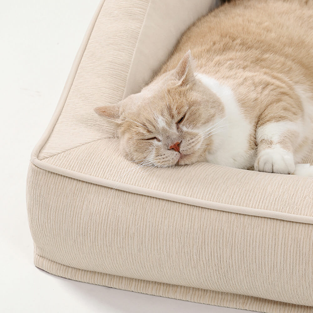 Comfort Orthopedic Support Dog Sofa Bed with Pillo