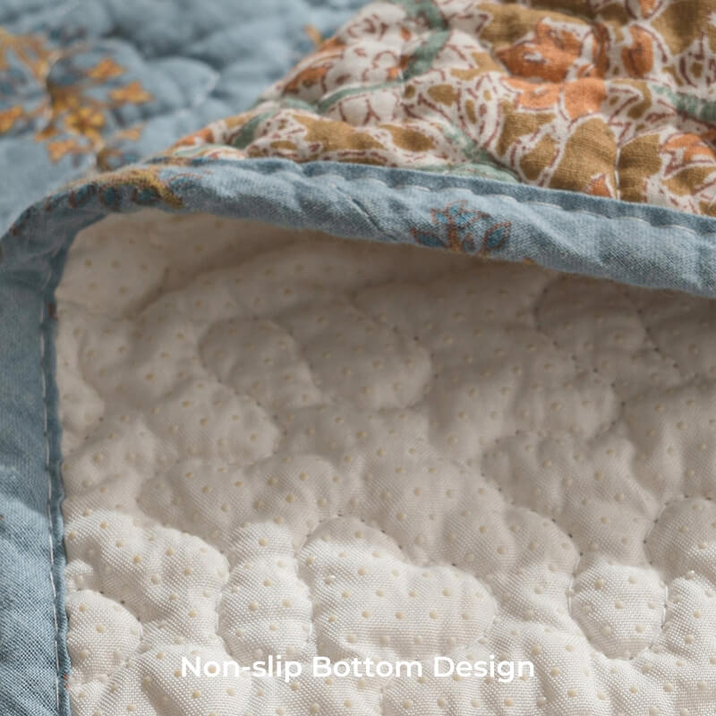European Floral Cotton Couch Cover Sofa Protective