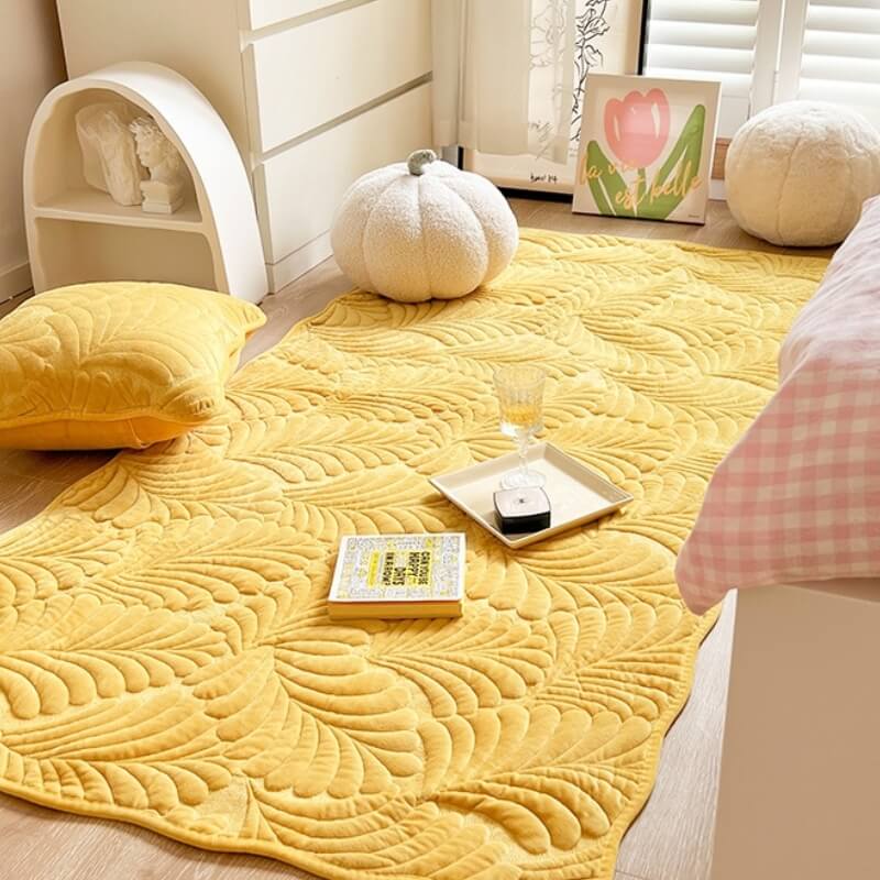 Leaf Cotton Mat Anti-scratch Protective Couch Cove