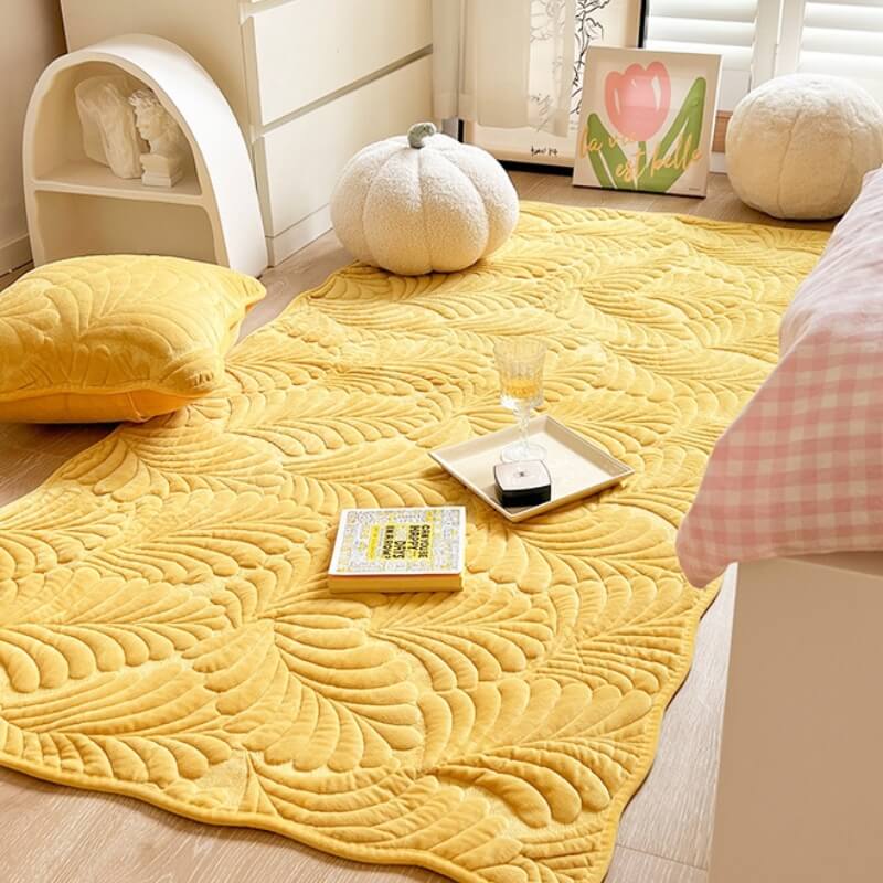 Leaf Cotton Mat Anti-scratch Protective Couch Cove