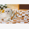 Stylish Chequered Flannel Pet Blanket Dog & Cat Bl