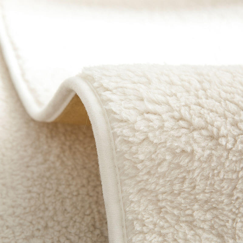 Waterproof Thick Fuzzy Faux Sherpa Fleece Non-Slip
