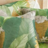 Tropical Leaves Cooling Non-slip Sectional Couch C
