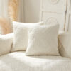 Warm Crystal Velvet Wheat Embroidery Non-Slip Couc