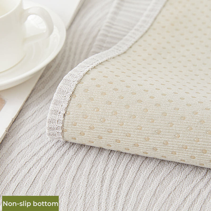 Wood Grain Texture Soft Chenille Anti-scratch Couc