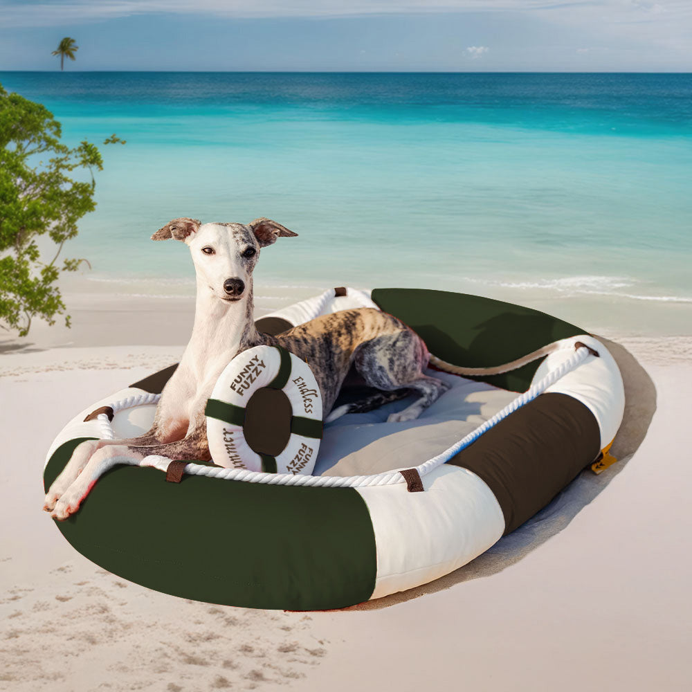 Summer Cooling Waterproof Boat-Shaped Pet Bed or P