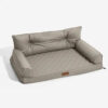 Luxe Faux Leather Foldable Orthopedic Large Dog Be