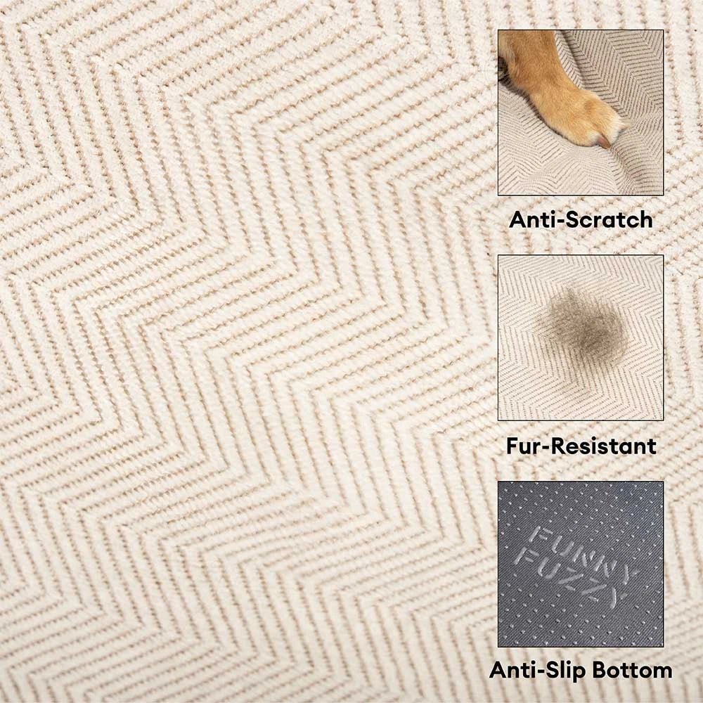 All-Season Chenille Dual-layer Removable Sponge Or